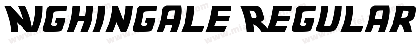 Nighingale Regular V字体转换